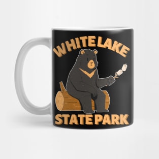 White Lake State Park Camping Bear Mug